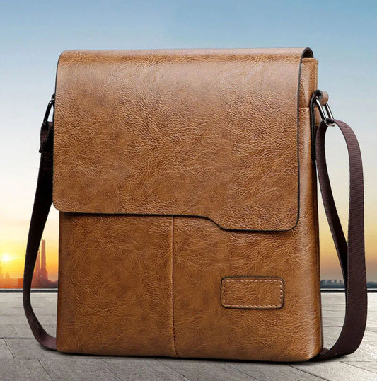 New PU Leather Men's Messenger Bag