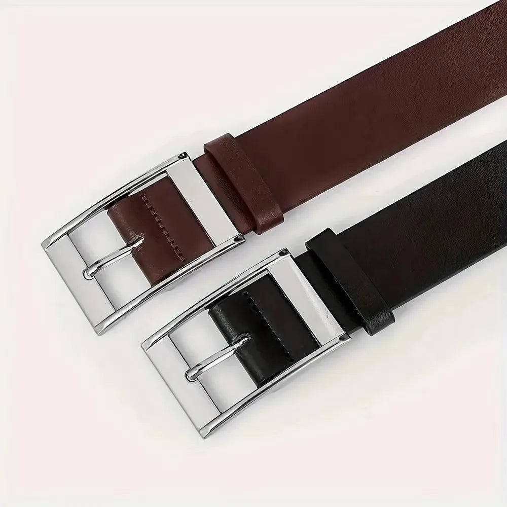 New Luxury PU Leather Belt for Men