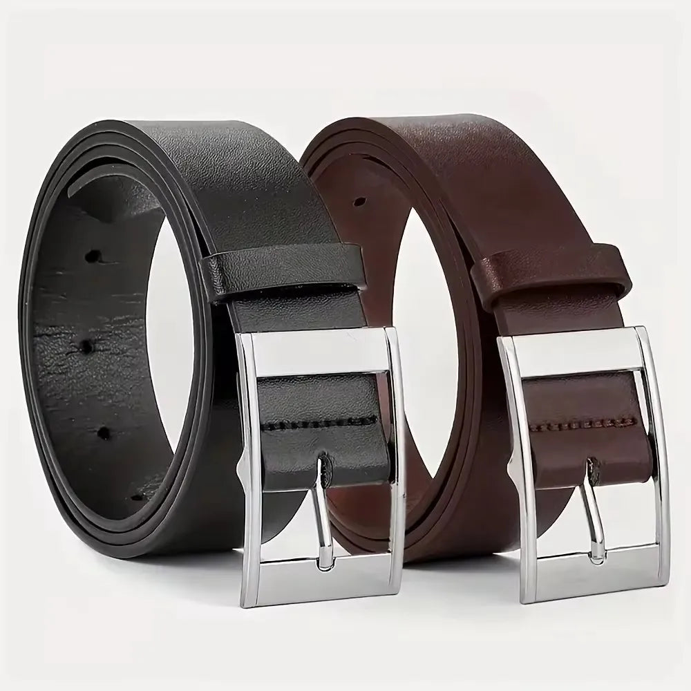 New Luxury PU Leather Belt for Men