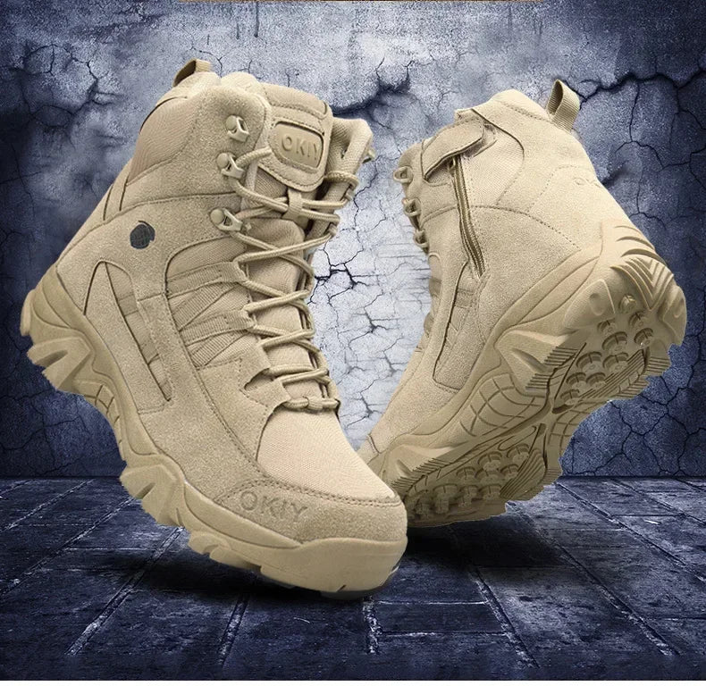 Men's Leather Combat Boots