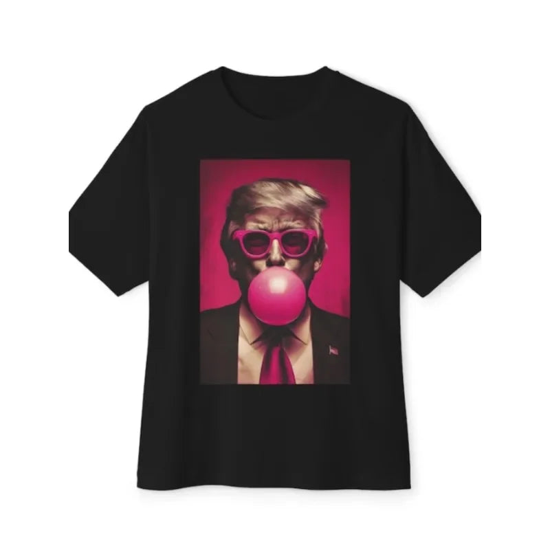 Donald Trump President Bubblegum Women T-shirt Father's Day Gift Election Shirt Unisex Personalized female T Shirt