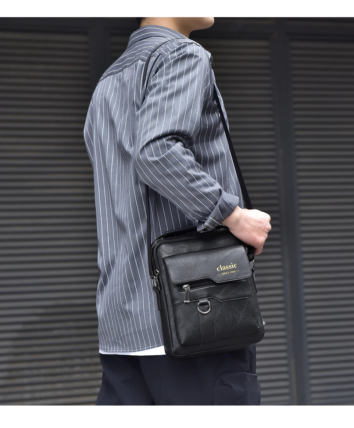 Men's Luxury Leather Crossbody Bag