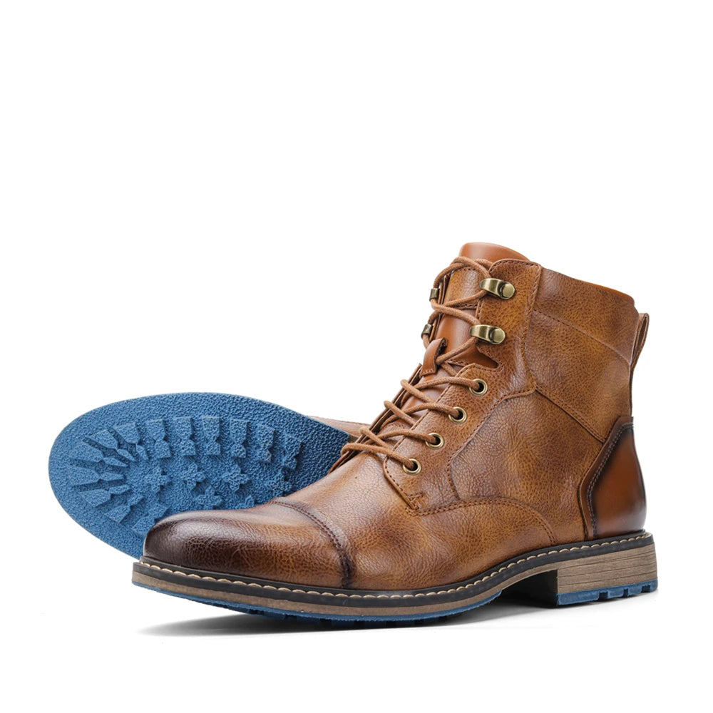 Men's Retro Leather Boots 2025