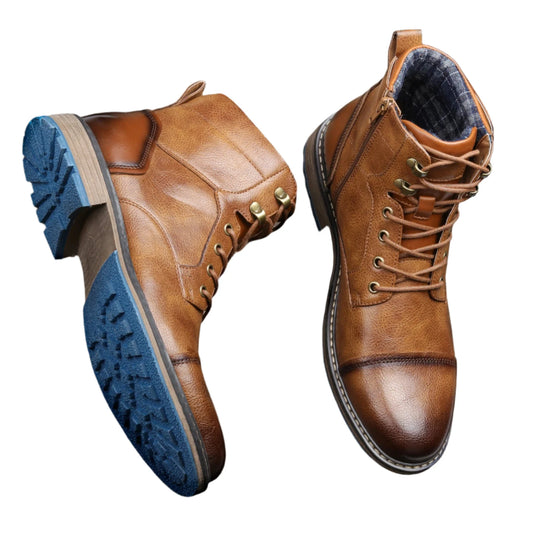 Men's Retro Leather Boots 2025