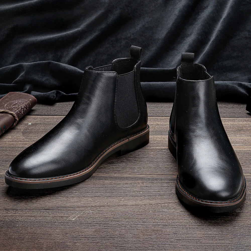 Men's Fashion Leather Chelsea Boots