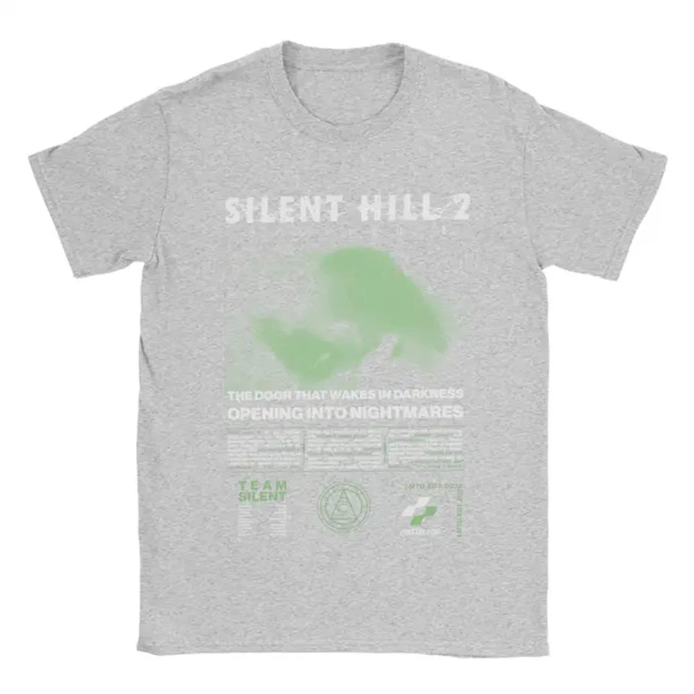 Men Silent Hill 2 T Shirts Cotton Clothing Casual Short Sleeve Round Neck Tee Shirt Adult T-Shirts 72473