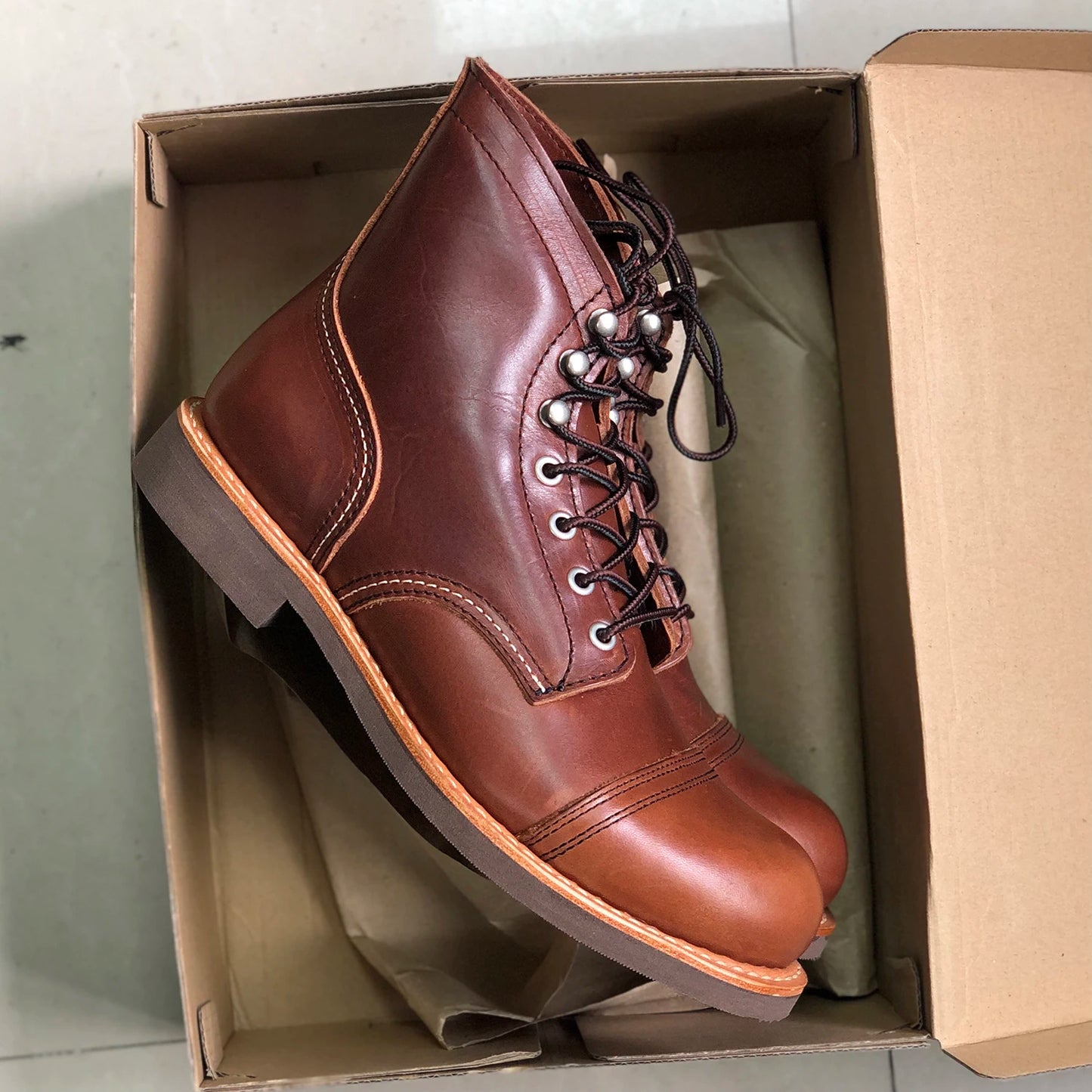 Men's Goodyear-Welted Leather Boots