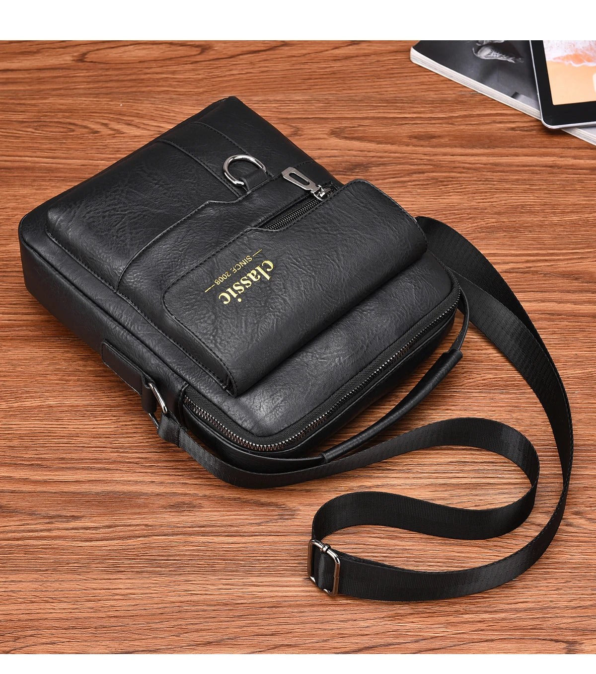 Men's Luxury Leather Crossbody Bag