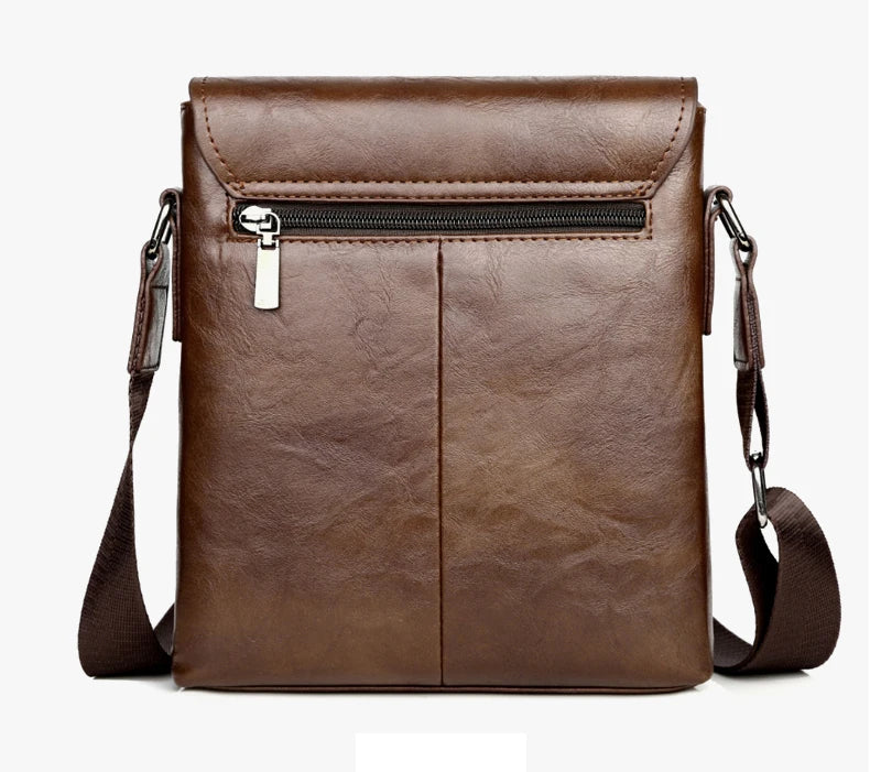 Kangaroo Leather Messenger Bag for Men