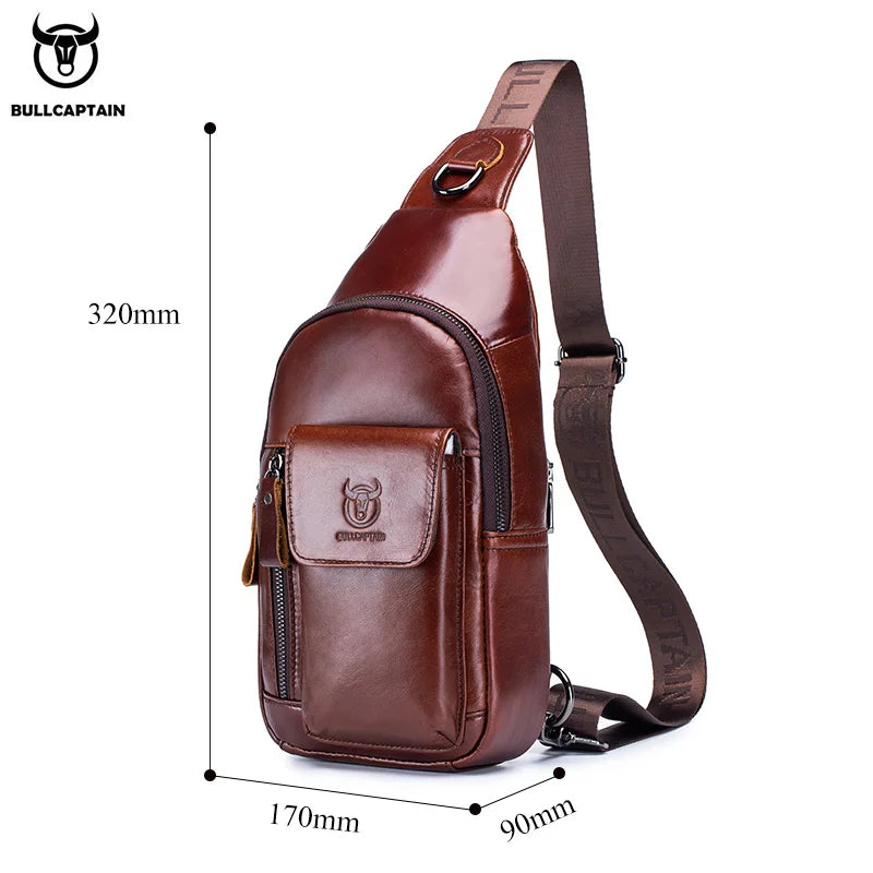 Bullcaptain Men's Anti-theft Crossbody Bag