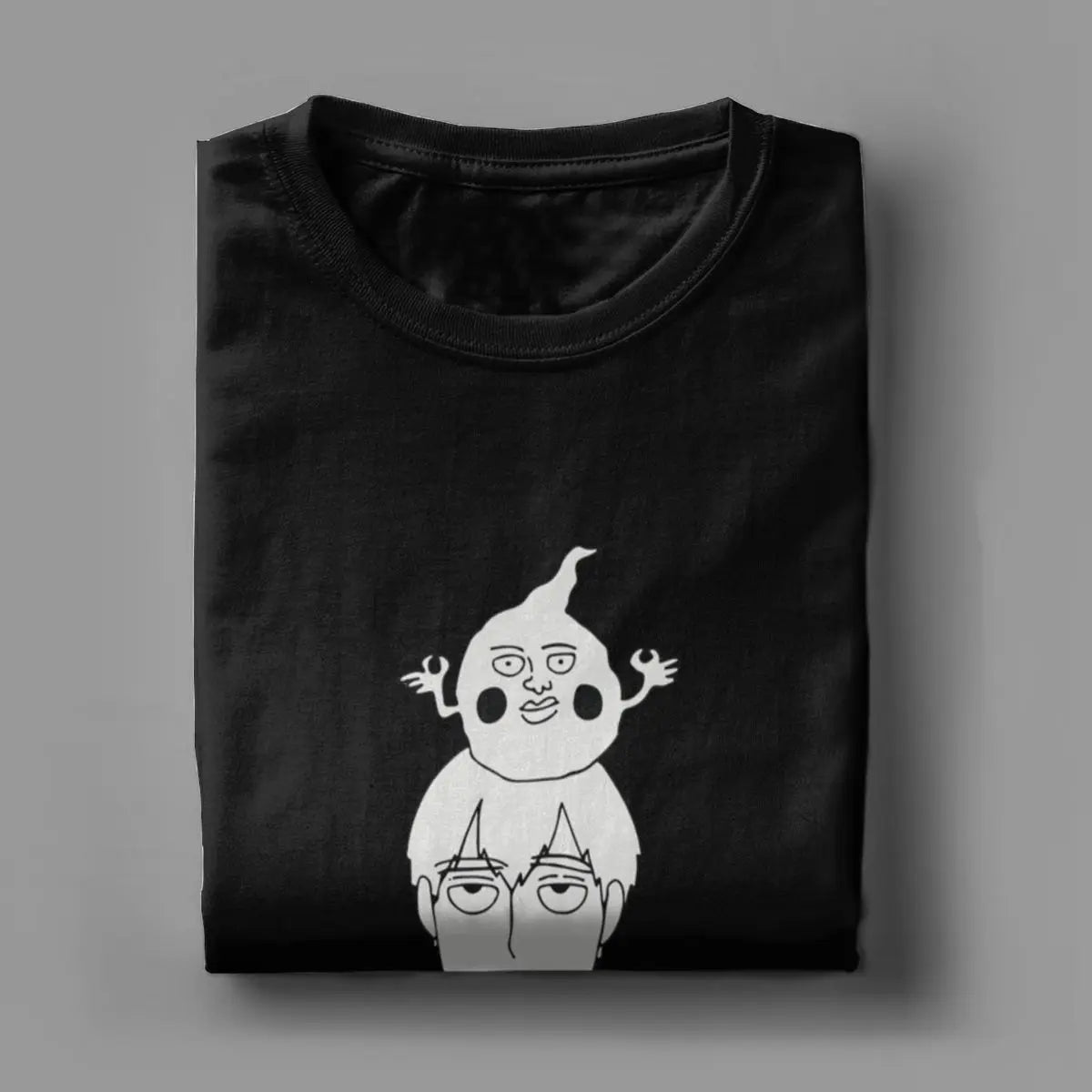 Fashion POMEL T-Shirt Men Round Neck Pure Cotton T Shirts Anime Short Sleeve Tees Summer Clothing