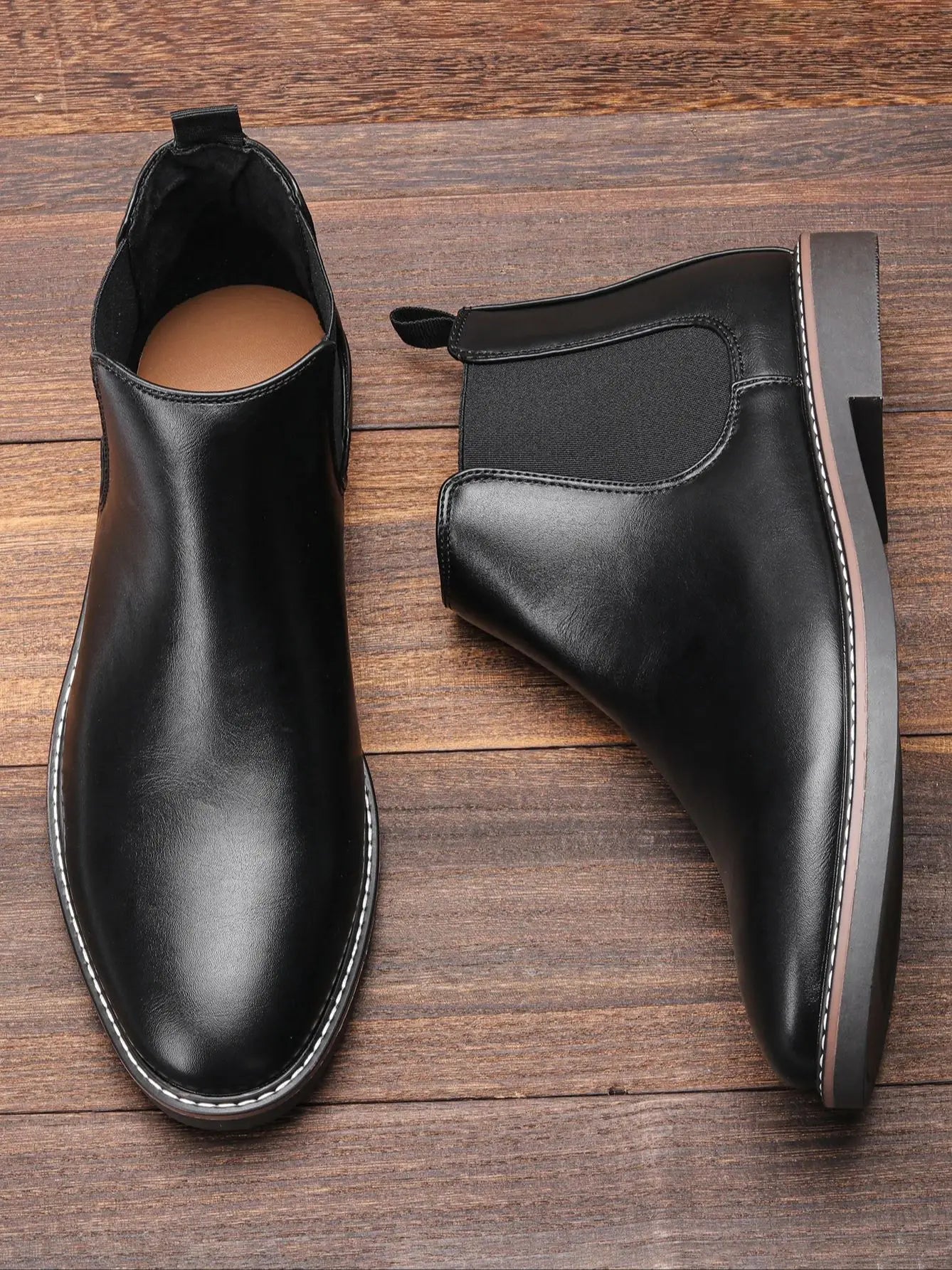 Men's Fashion Leather Chelsea Boots