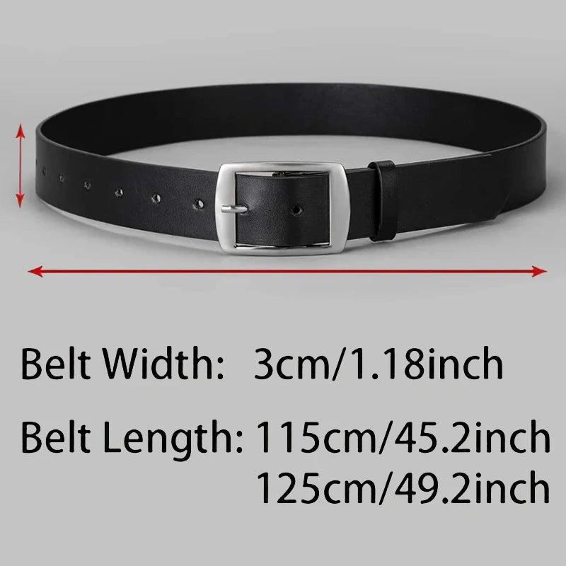 New Luxury PU Leather Belt for Men