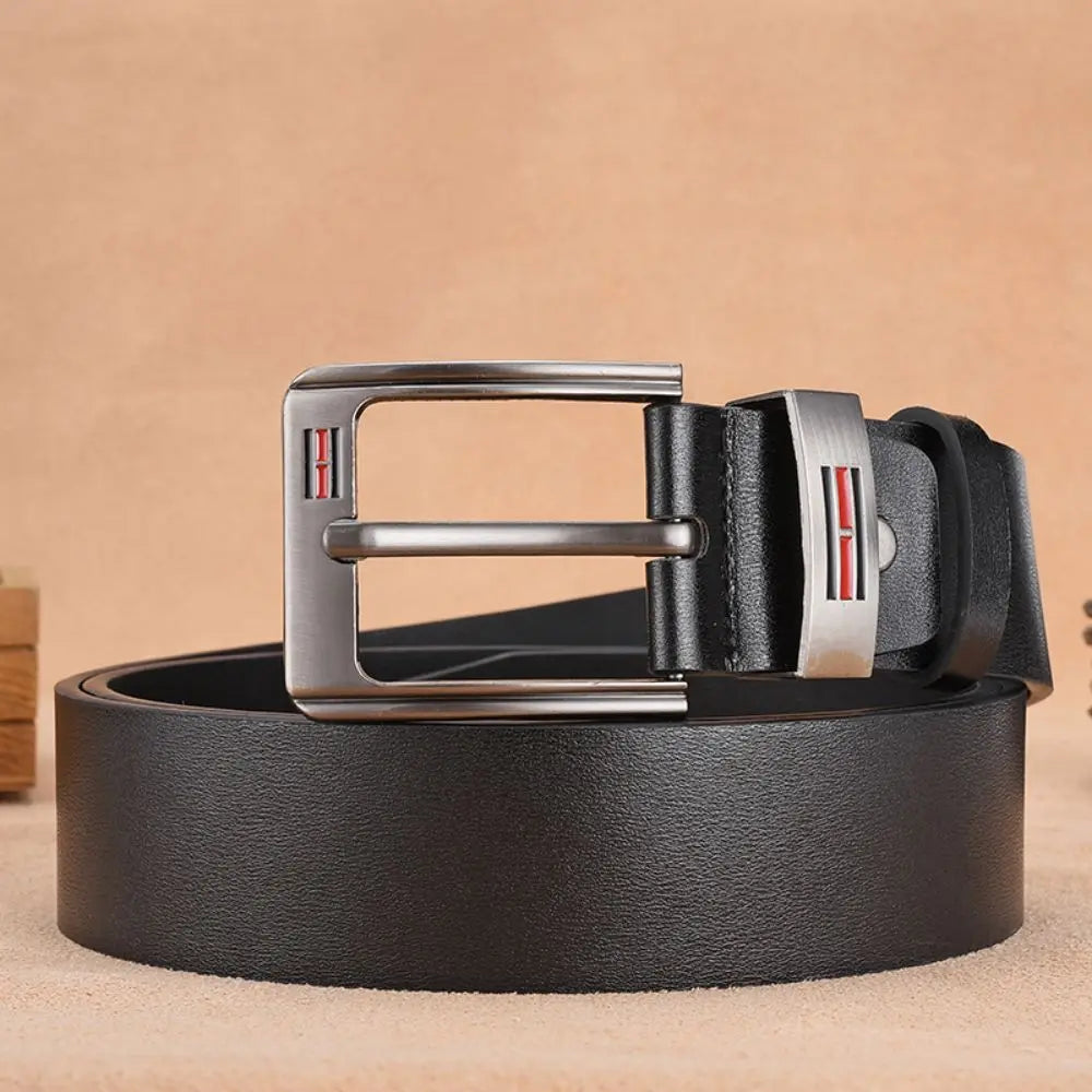 Genuine Leather Men's Business Cowboy Belt 2024