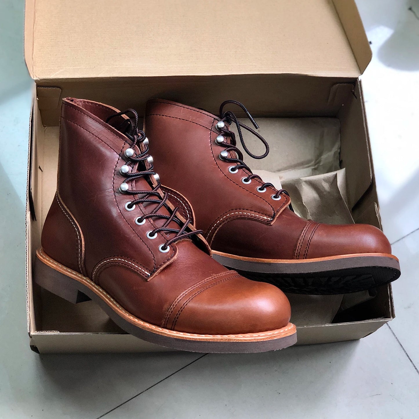 Men's Goodyear-Welted Leather Boots