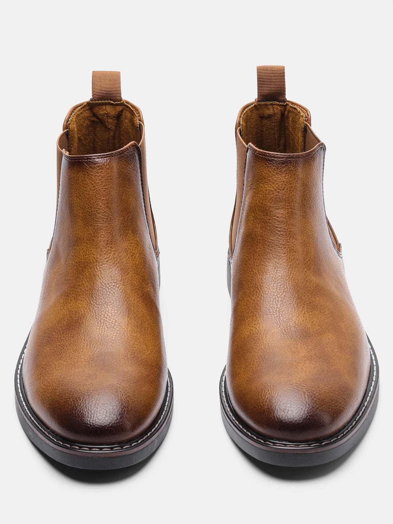 Retro Men's Leather Chelsea Boots