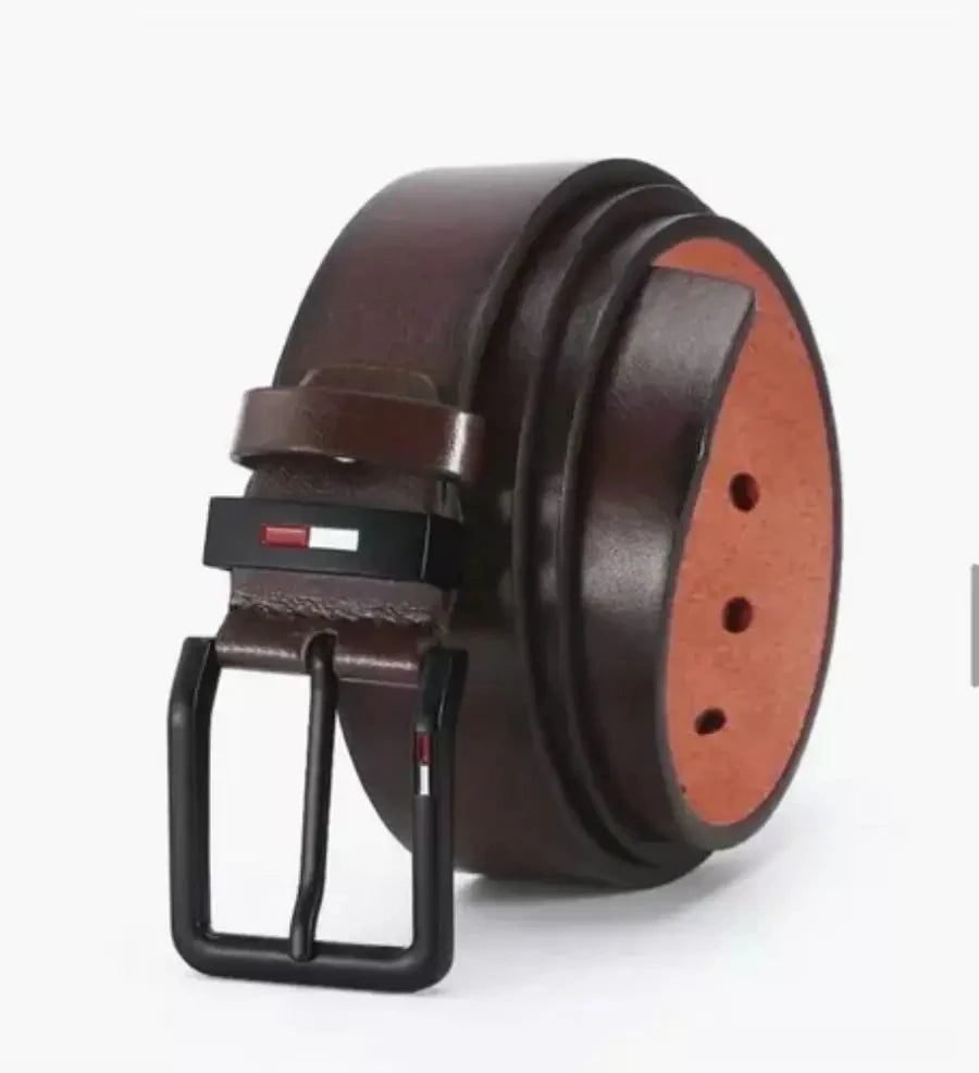 Men's PU Leather Alloy Pin Buckle Belt