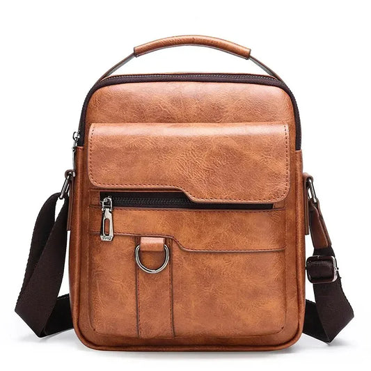 Men's PU Leather Crossbody Bag