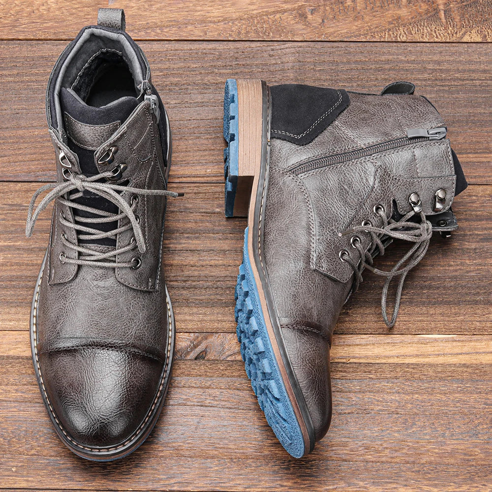 Men's Leather Ankle Boots