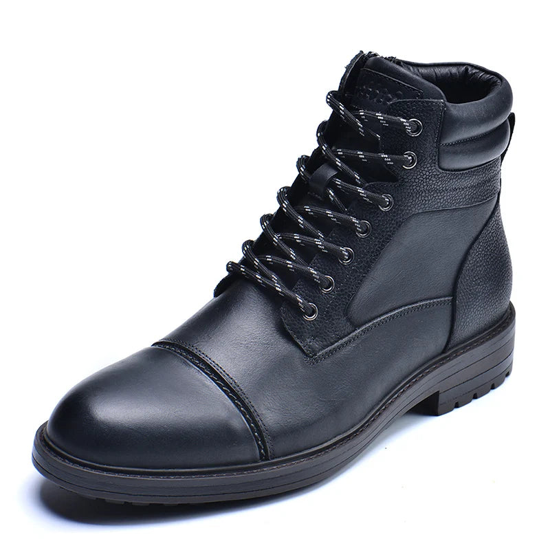 VRYHEID Men's Leather Ankle Boots