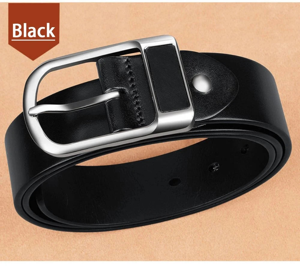 Genuine Leather Men's Business Cowboy Belt 2024