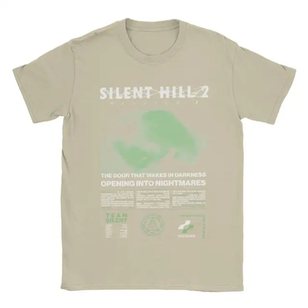 Men Silent Hill 2 T Shirts Cotton Clothing Casual Short Sleeve Round Neck Tee Shirt Adult T-Shirts 72473