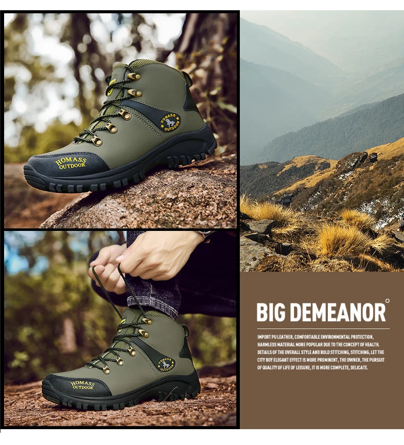 Men's Leather Hiking Boots