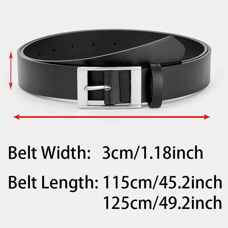 New Luxury PU Leather Belt for Men