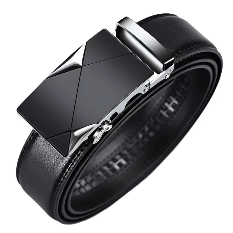 Men's Luxury PU Leather Business Belt