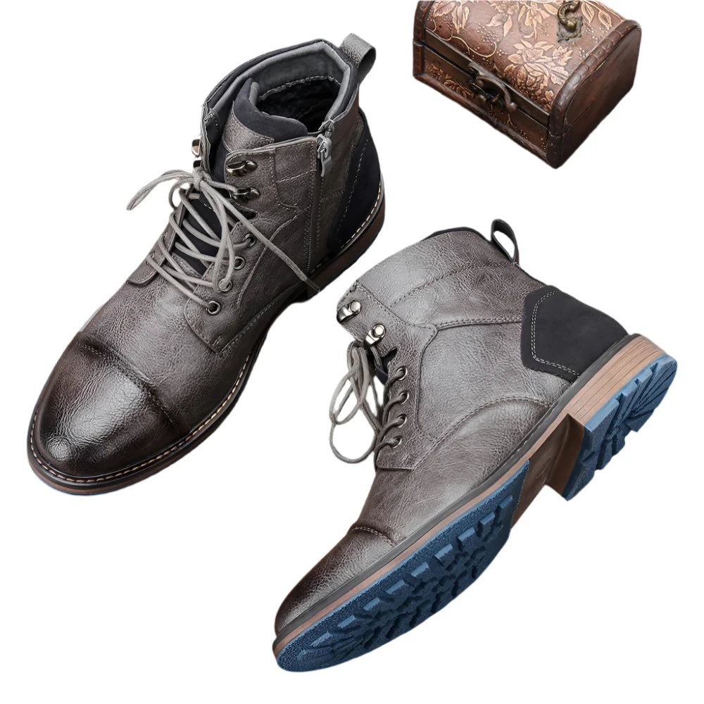 Men's Leather Ankle Boots