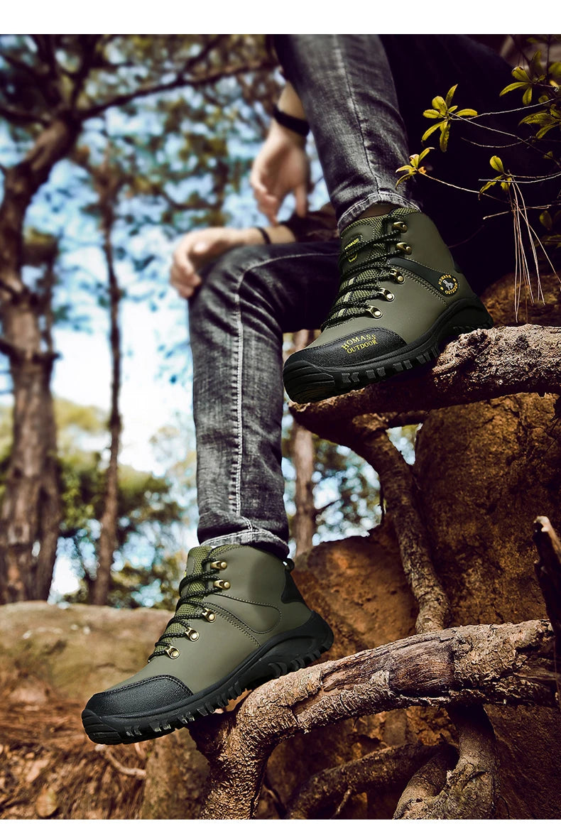 Men's Leather Hiking Boots