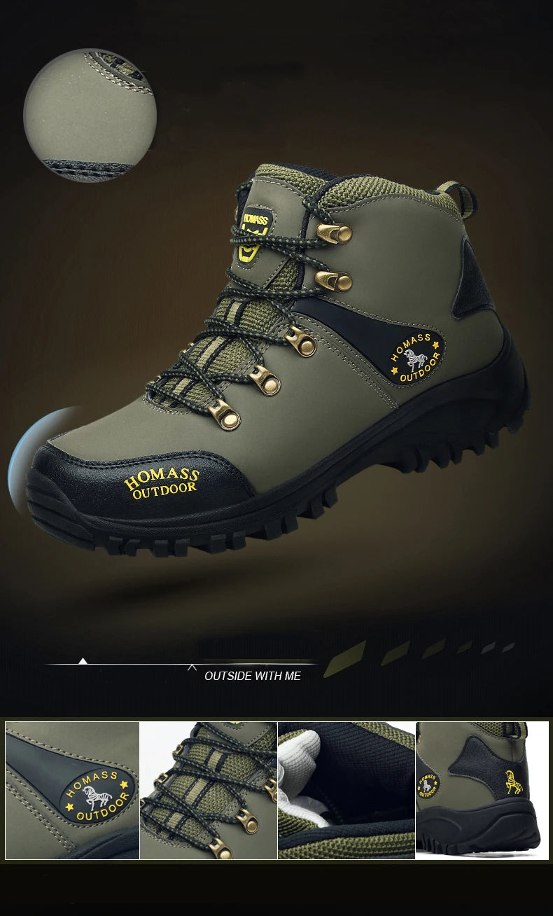 Men's Leather Hiking Boots