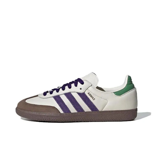 Adidas Samba OG Leather White/Purple Shoes