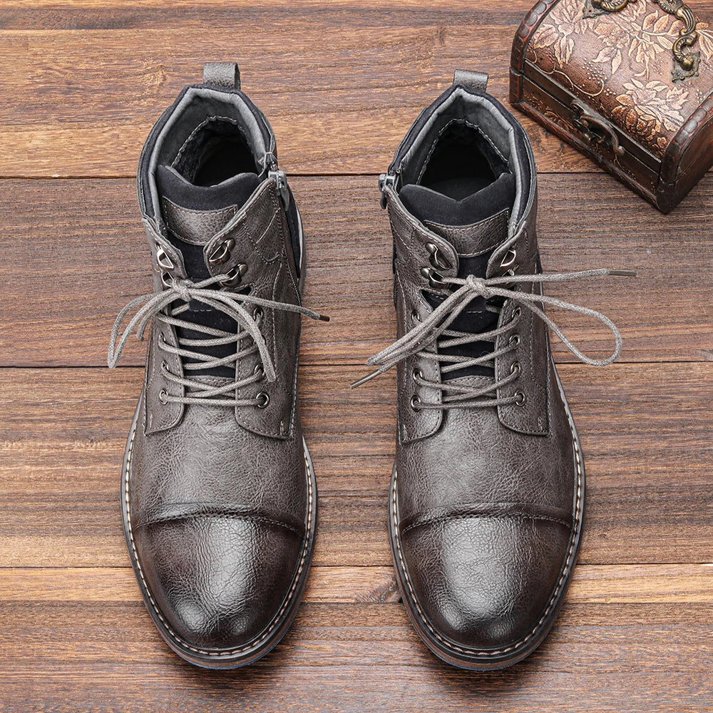 Men's Leather Ankle Boots