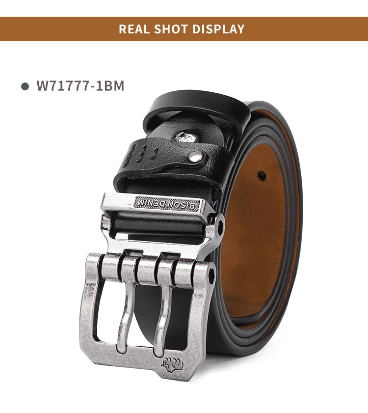 Men's High-Quality Genuine Leather Belt