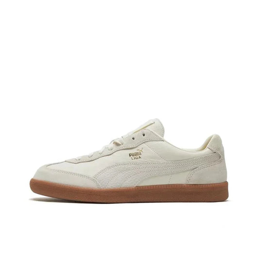 Puma Liga Leather Anti-Slip White Casual Shoes