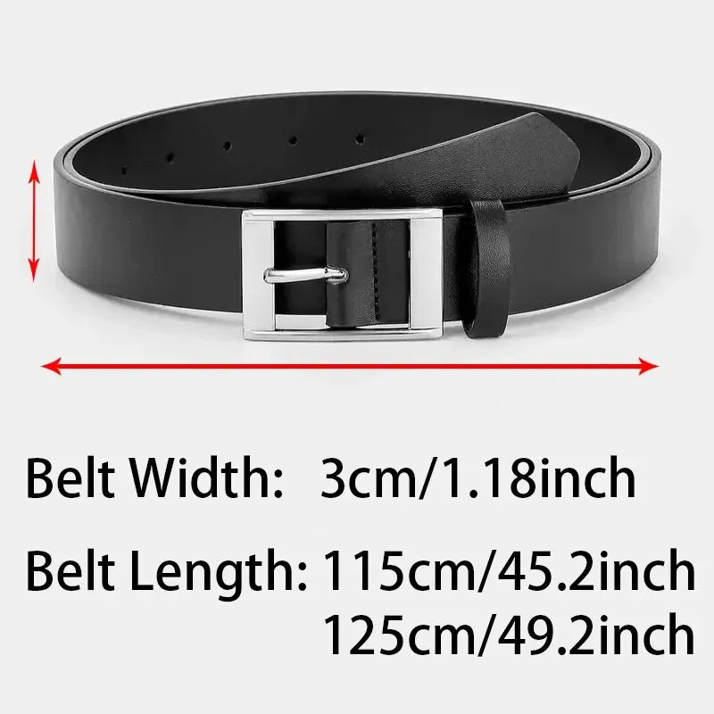 New Luxury PU Leather Belt