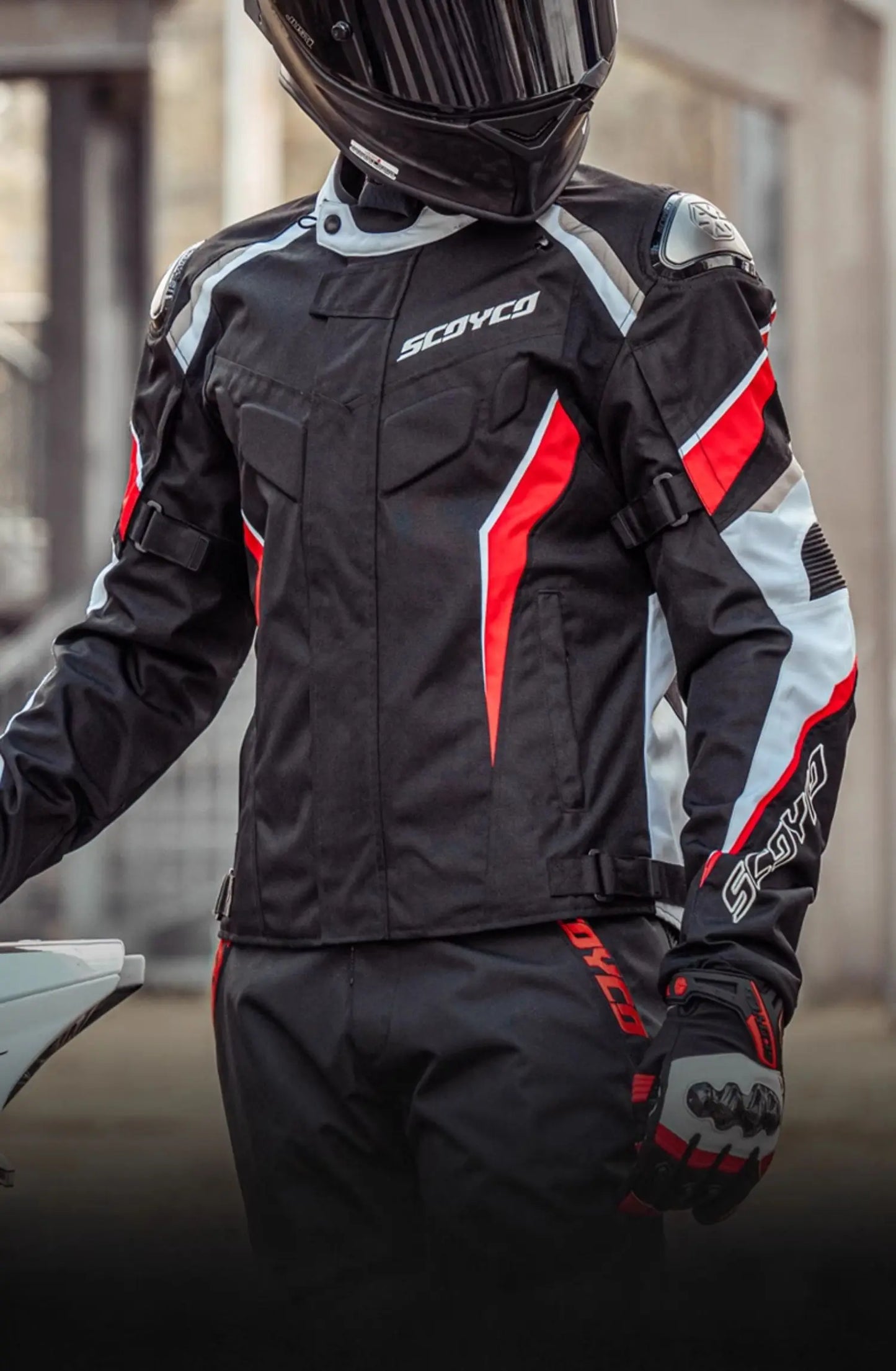 SCOYCO Winter Motorcycle Wear Fall Resistant Racing Commuter Motorcycle Wear Waterproof Windproof Riding Jacket