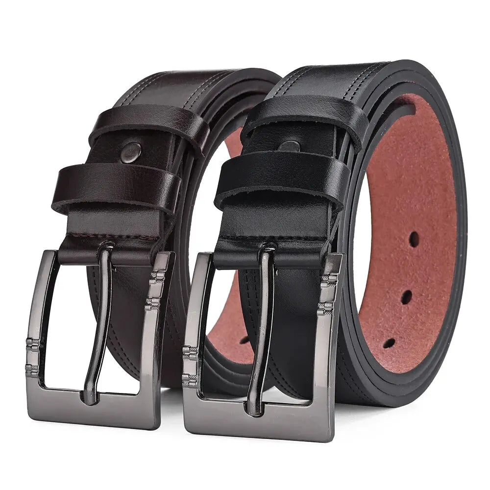 Genuine Leather Men's Cowboy Belt 2024