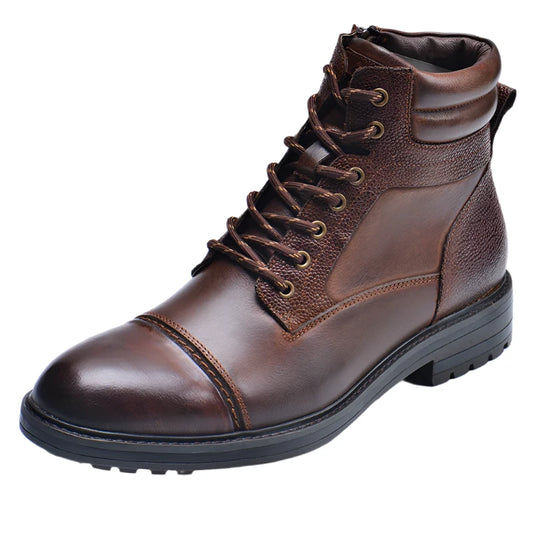 VRYHEID Men's Leather Ankle Boots