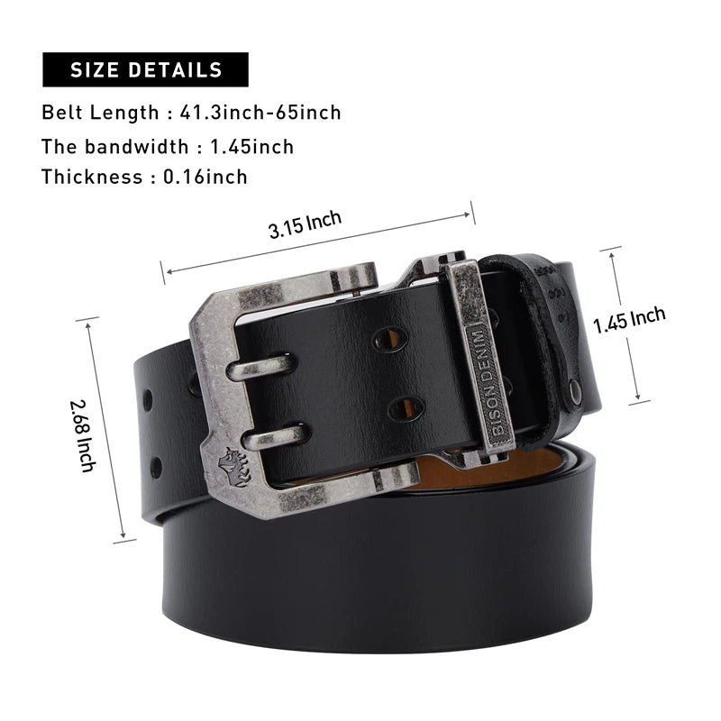 Men's High-Quality Genuine Leather Belt