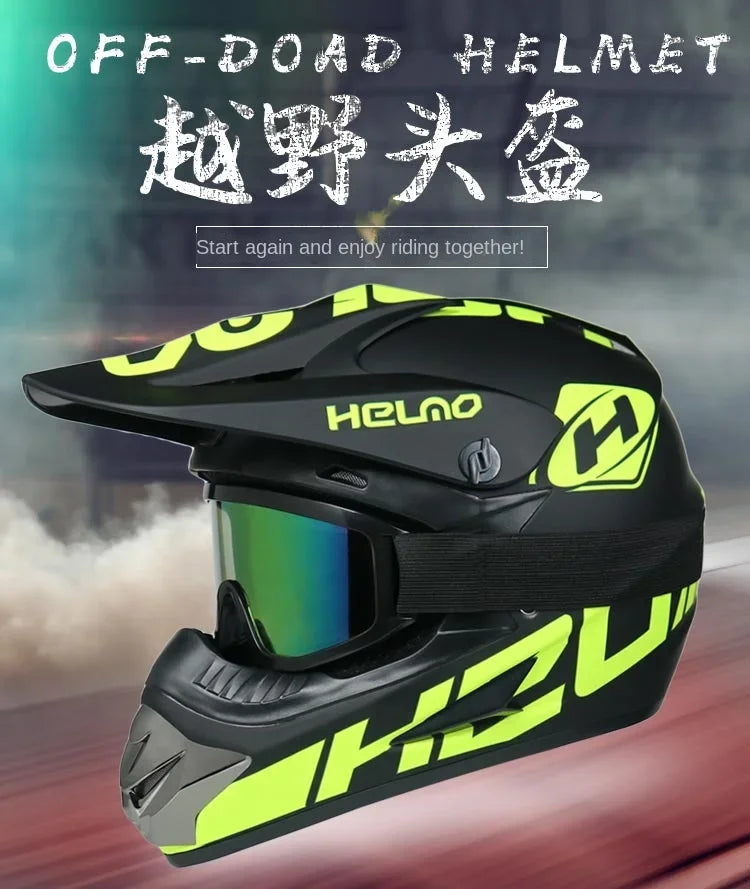 Motorcycle Helmet Off-road Helmet Bike Downhill AM DH Cross Helmet Capacete Motocross Casco Send 3 Gift Man Children Motocross