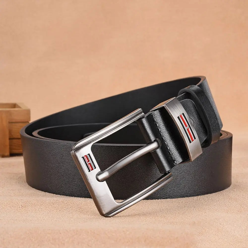 Genuine Leather Men's Business Cowboy Belt 2024