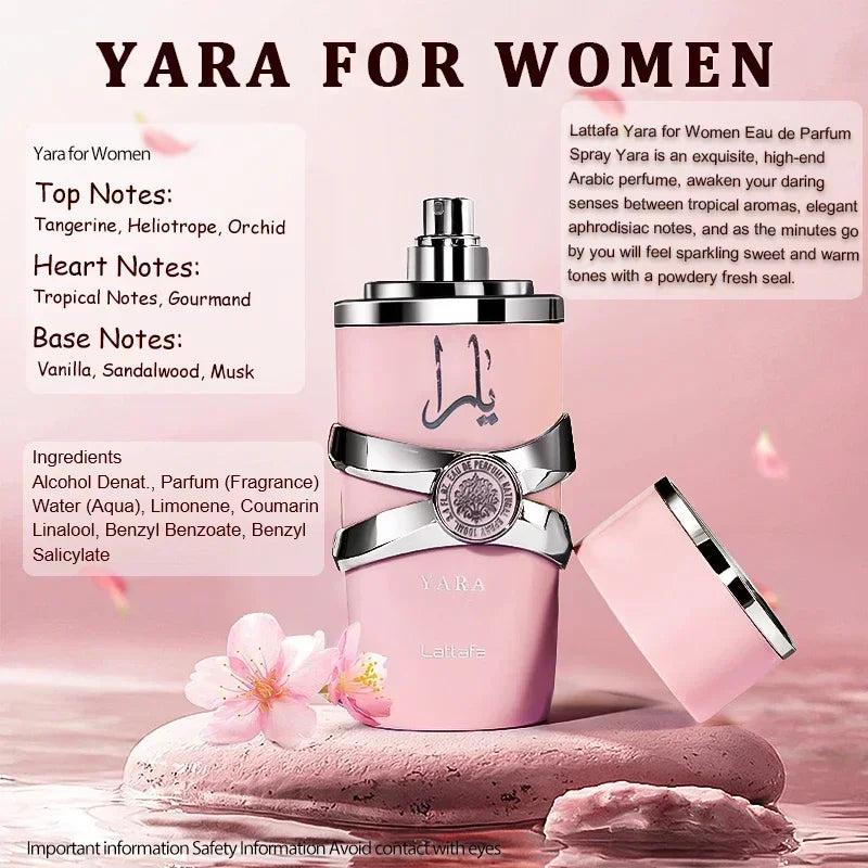 Yara Eau De Perfume  Women High-Quality Fragrance