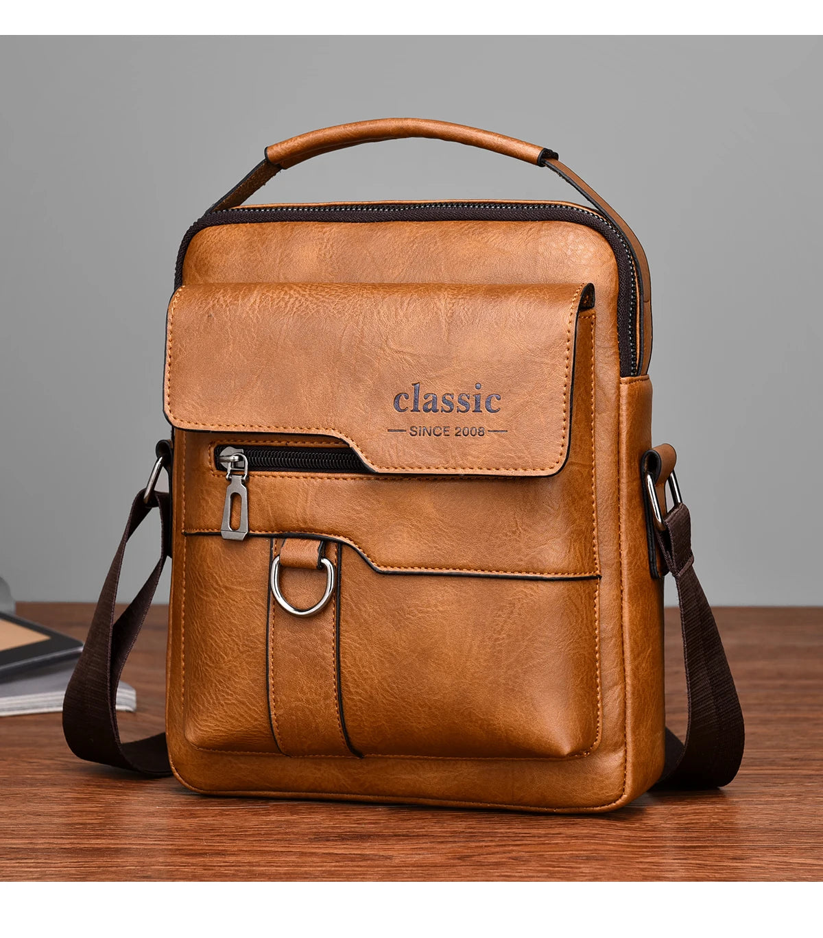 Men's Luxury Leather Crossbody Bag