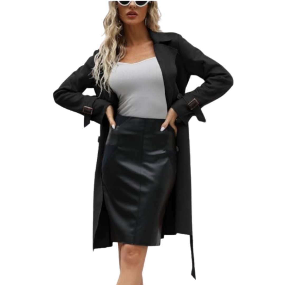 Suede Leather Jacket For Women Black Bomber Jackets