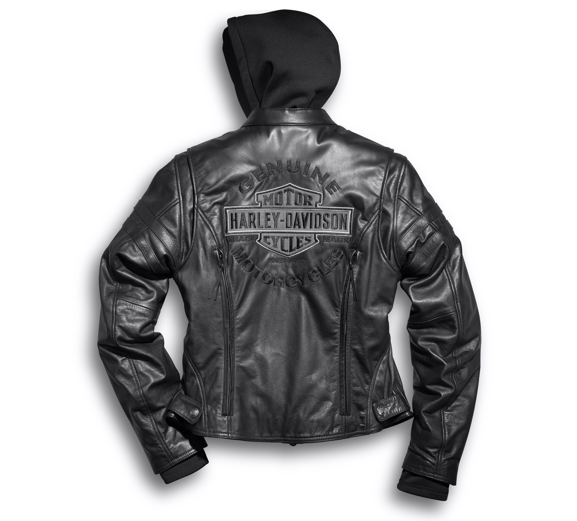 Harley Davidson Women's Miss Enthusiast 3-in-1 Leather Riding Jacket Part Number: 98030-12VW