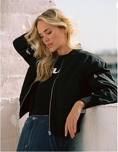 Women's Casual Jacket, Black Bomber Jacket Black Bomber Jackets