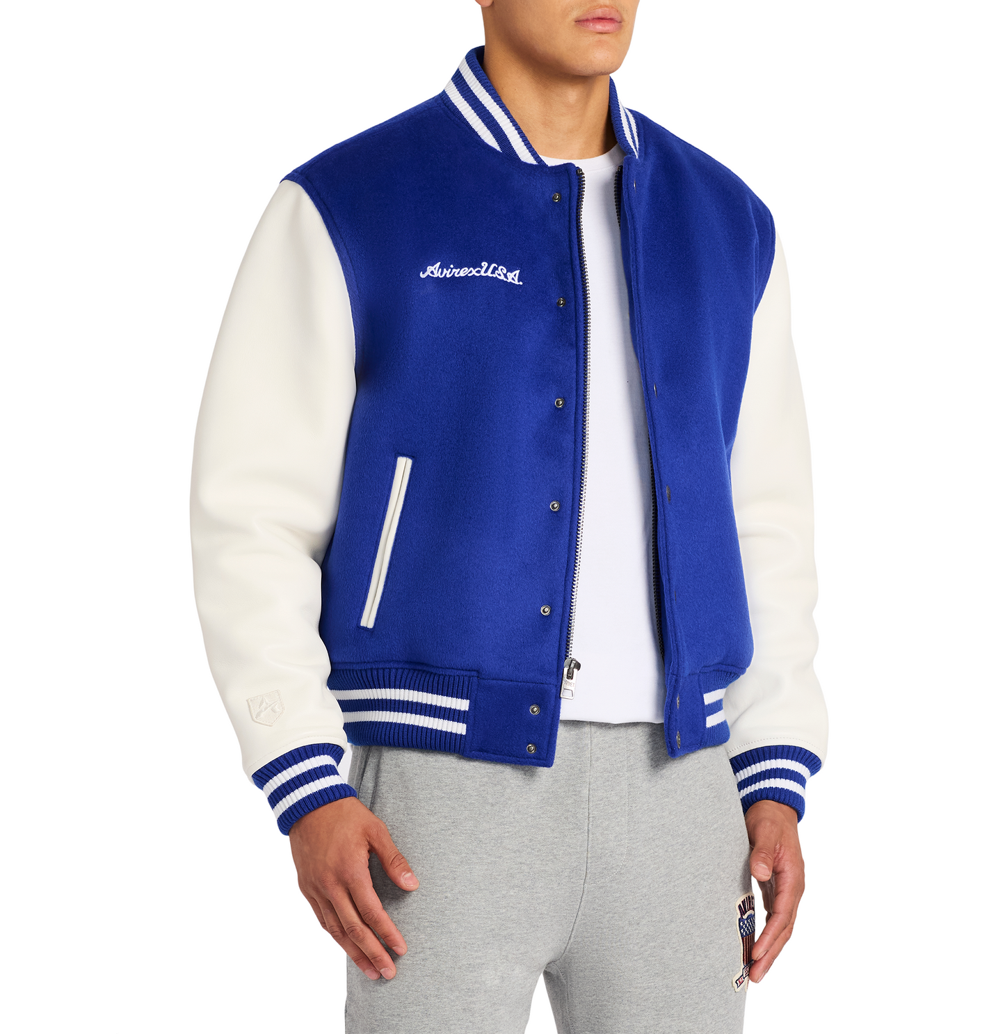 WOOL LEATHER VARSITY JACKET