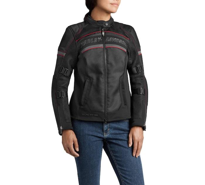 Harley-Davidson Women's FXRG Mesh Motorcycle Jacket - 98333-19VW - 98333-19VW